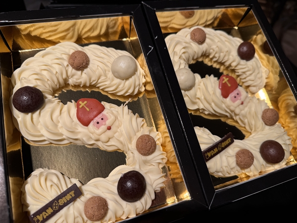 Chocolade letter wit