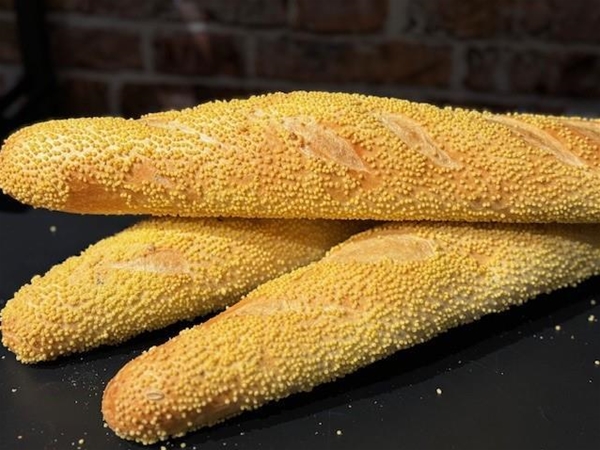 Stokbrood met mais&nbsp;voorgebakken