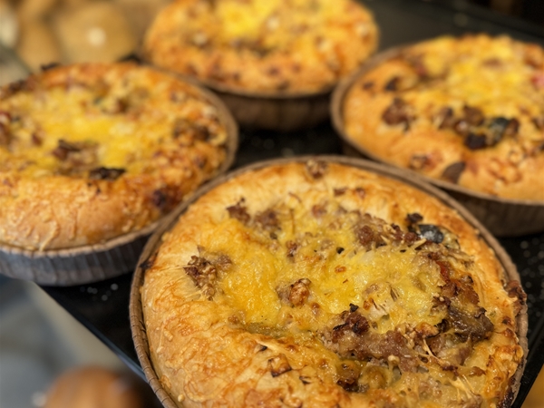 Gegrilde groente brood (gehakt)